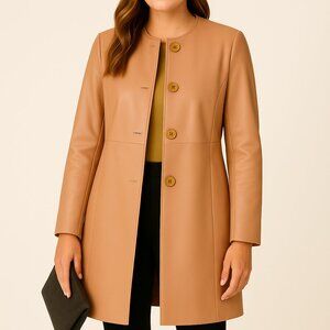 Calvin Klein Soft Coral Coat